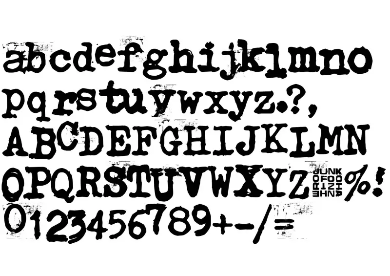 Veteran Typewriter Font in truetype .ttf opentype .otf format free and