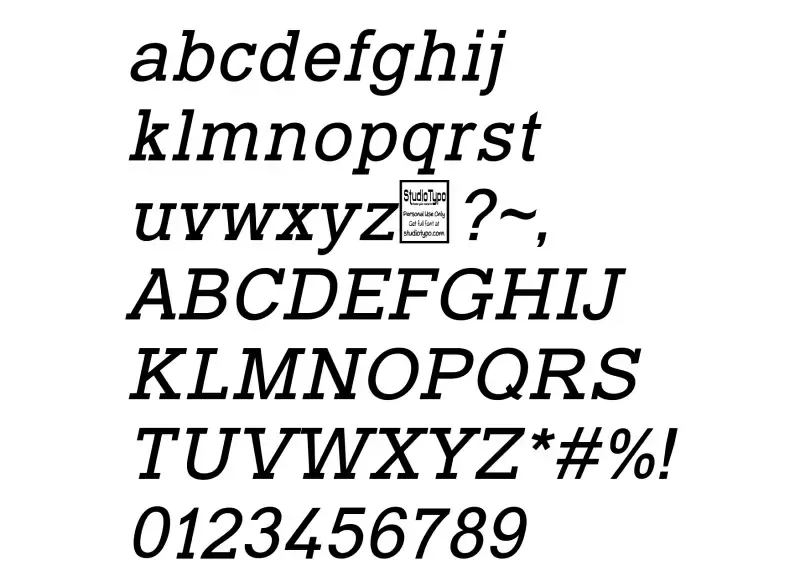 Typo Slab
