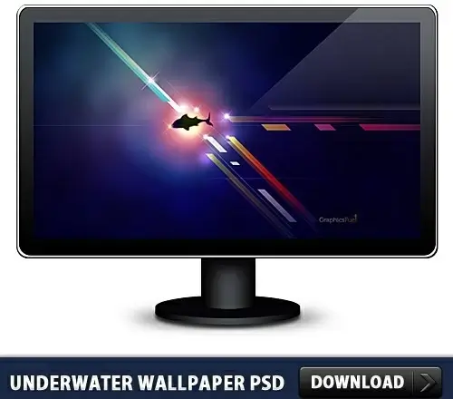 Underwater Free Wallpaper PSD
