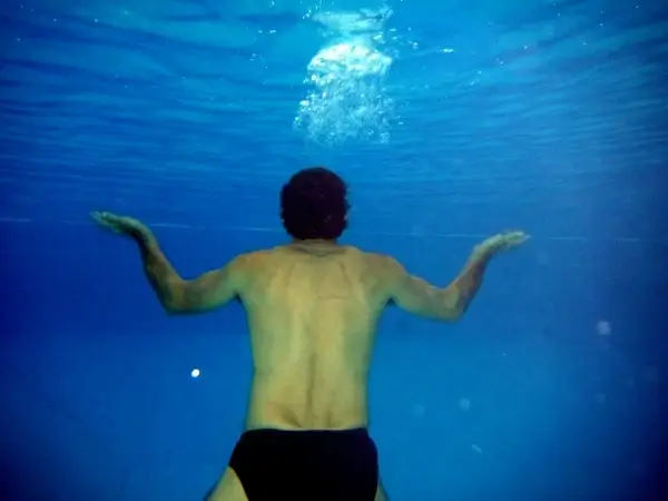underwater swimming
