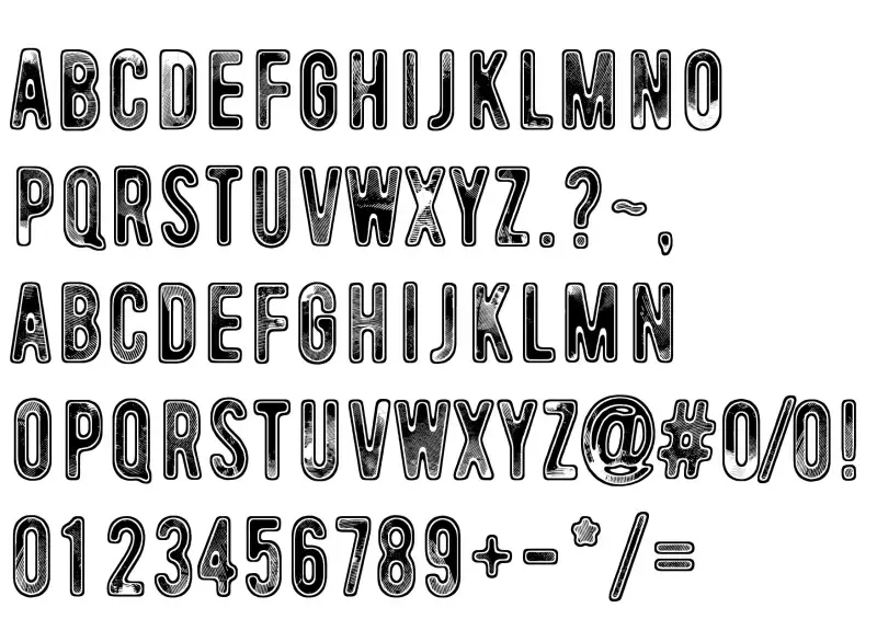 Universal College Font in truetype .ttf opentype .otf format free and