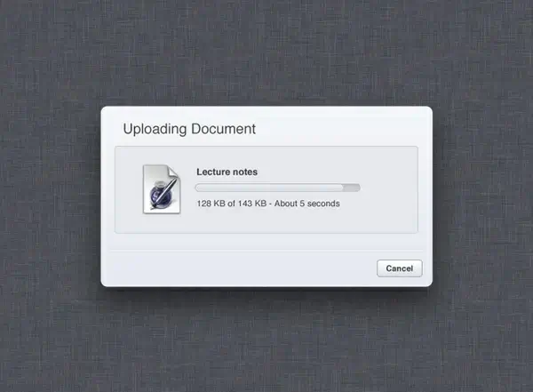 Uploading Document