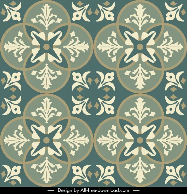 urban decore matt ceramic pattern template repeating symmetric geometrical floral design 