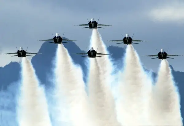 us navy blue angels jet