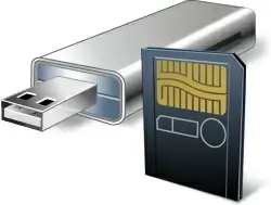 USB Flash Card With Card Reader