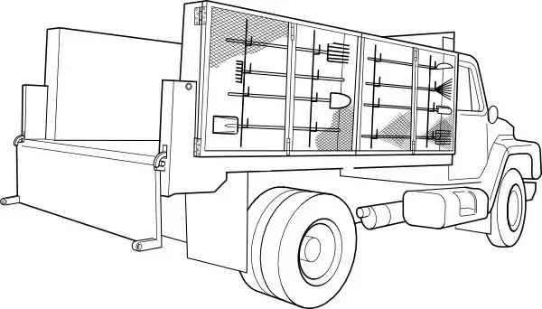 Utility Truck clip art