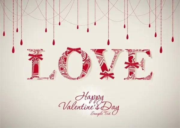 valentine love silhouette vector