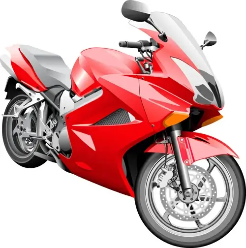 various luxury motorbike vector