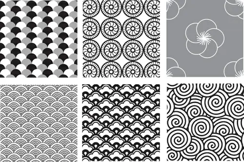 various style decorative pattern vector