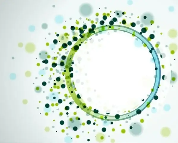 Vector Abstract Circles Background
