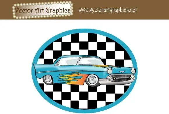 Vector Art Graphics - Classic Automobile 