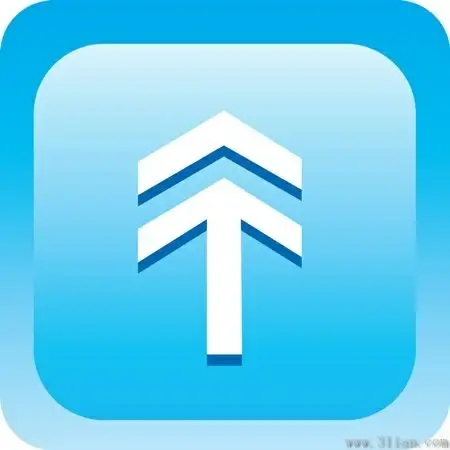 vector blue background arrow icon