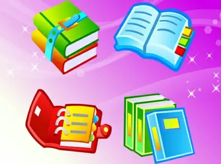 vector book icons