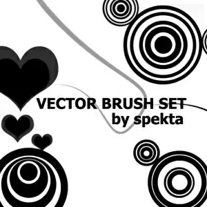 vector brush set