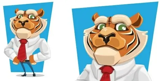vector business tiger