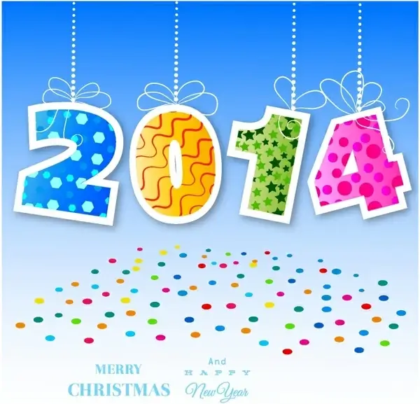 Vector card for new year or christmas