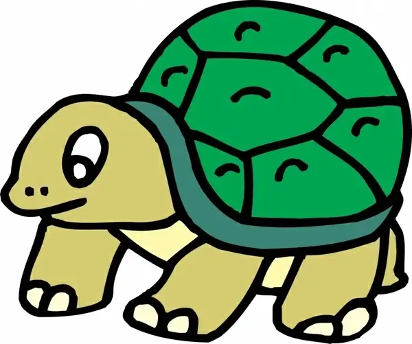 vector cartoon tortoise