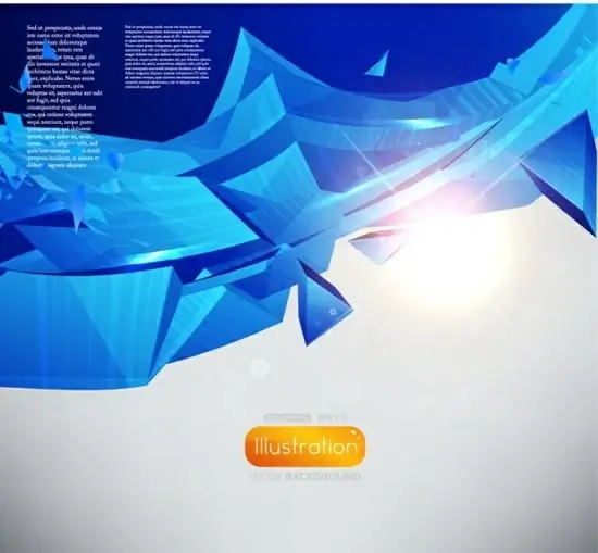 technology background template dynamic 3d blue design