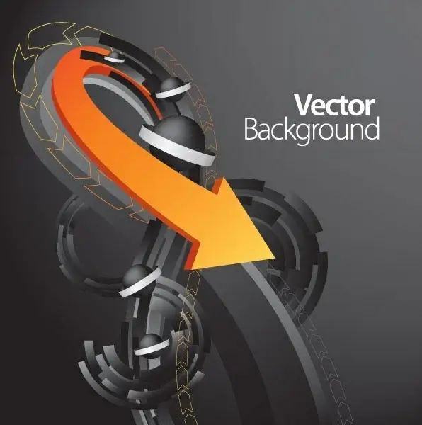 vector dynamic background 5 arrow