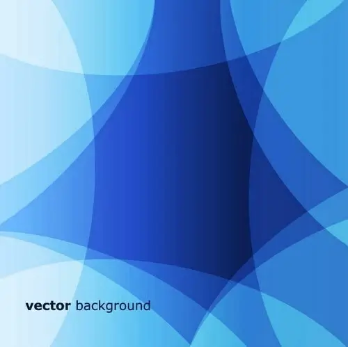 decorative background template blue abstract curves