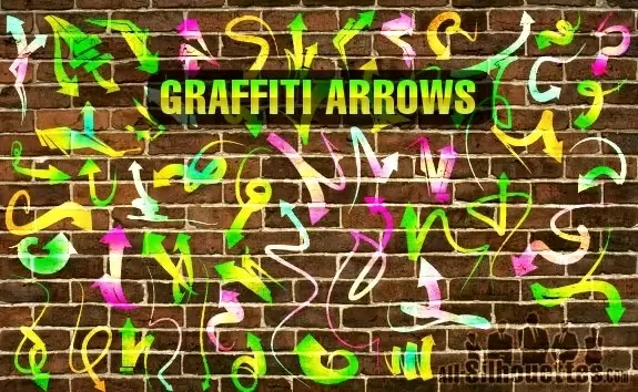 Vector Graffiti Arrows