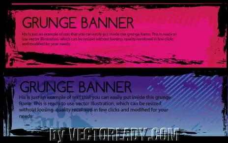 vector grunge banner