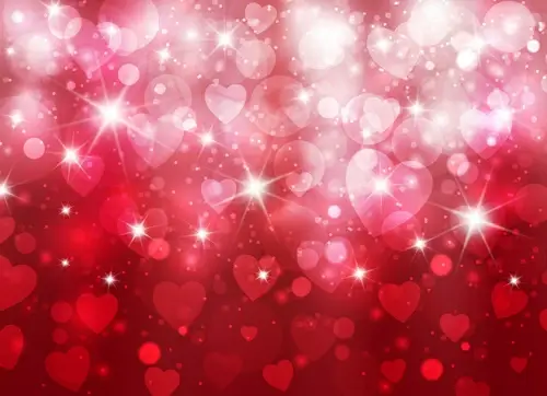 vector heart valentine background art