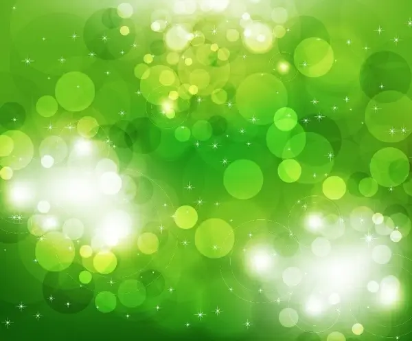 vector illustration of green light background