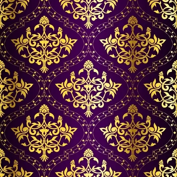 decorative pattern template elegant dark traditional repeating design