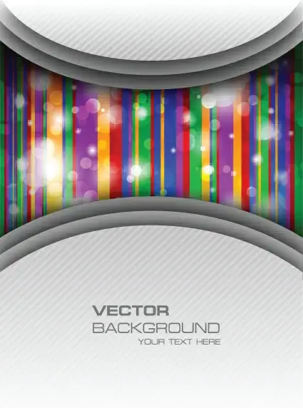 vector set of color insert background art