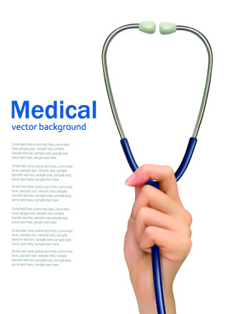 vector set of medical background illustration
