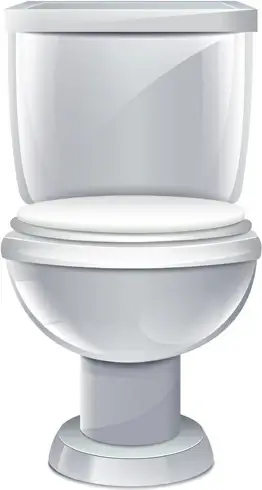 vector toilet design elements set