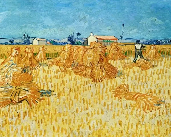 vincent van gogh harvest straw