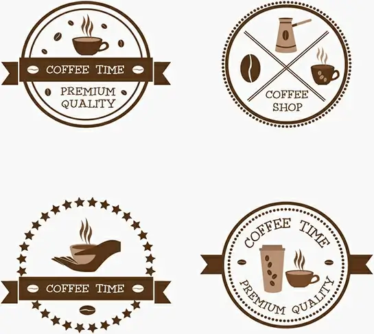 vintage coffee shop logos
