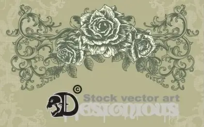 vintage floral illustration