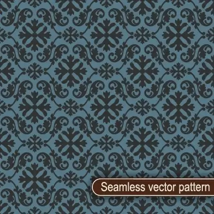 vintage floral seamless vector pattern 
