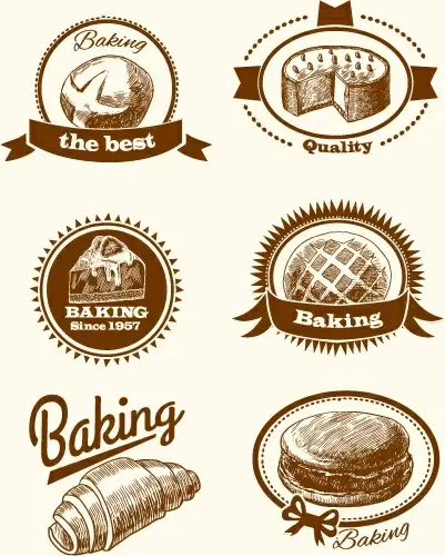 vintage food labels creative