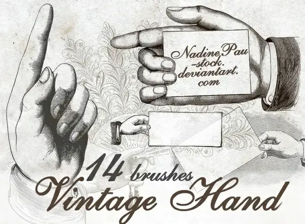 Vintage hands 