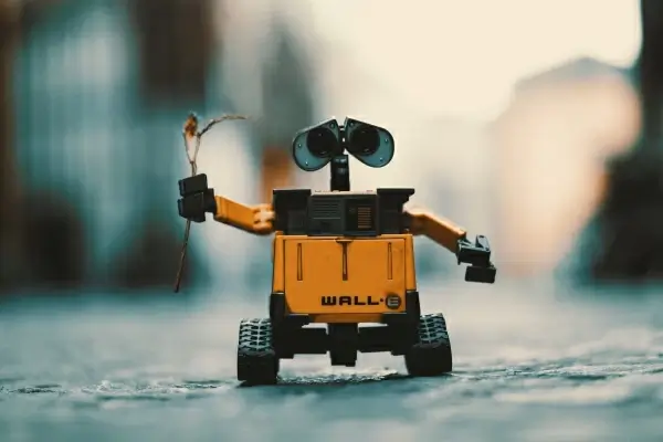 closeup of new robotic technology