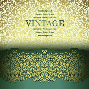 vintage seamless luxury pattern background vector 