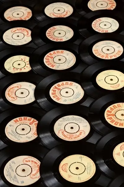vinyl records