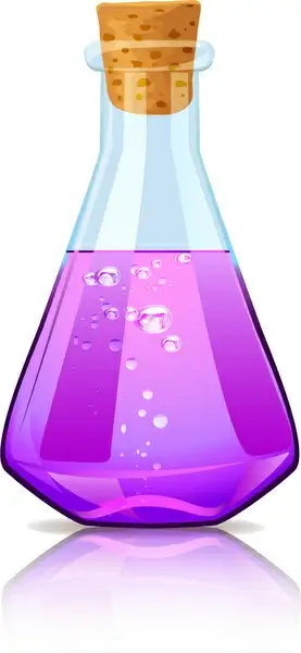 violet magic bottle