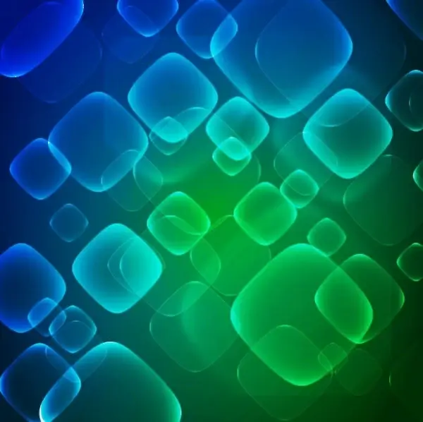 Virtual Technology Blue Green Abstract Background
