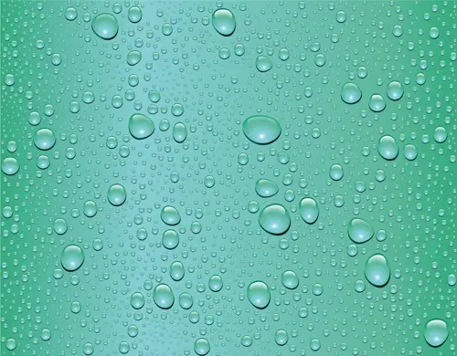 vivid water drops design vector