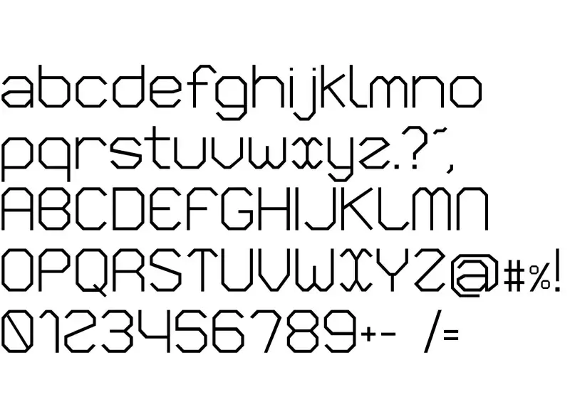 Square Dot Digital7 Font in truetype .ttf opentype .otf format free