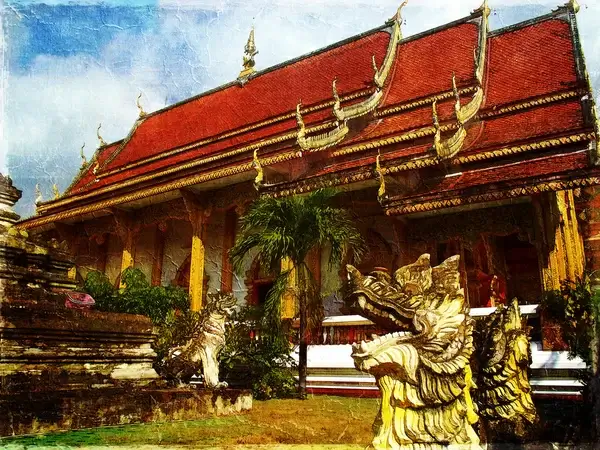 walking on the chiang mai