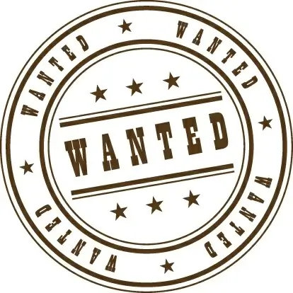 Wanted Stamp