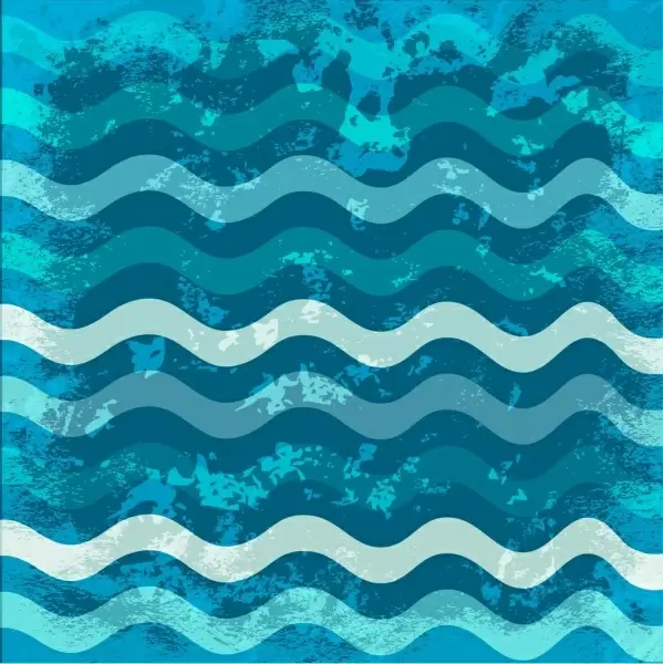 water background grungy blue curves design
