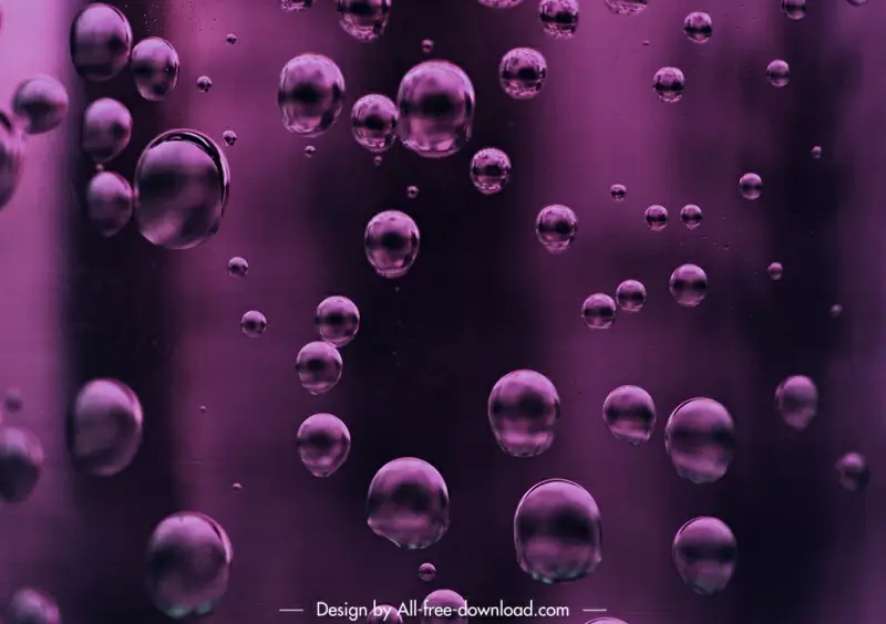 water bubbles brushes backdrop modern closeup purple dynamic design
