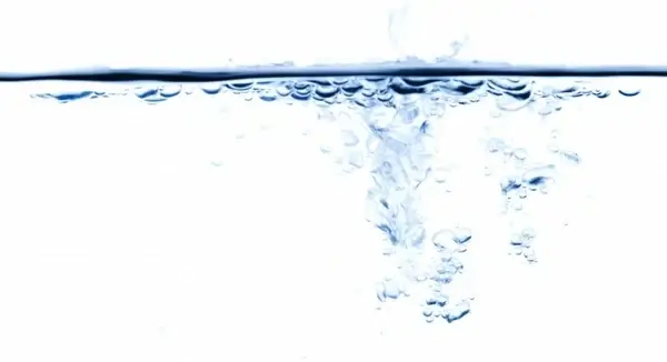 water bubbles isolated